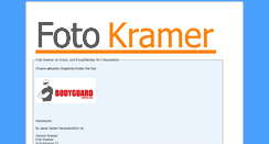 Desktop Screenshot of fotokramer.de
