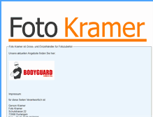Tablet Screenshot of fotokramer.de